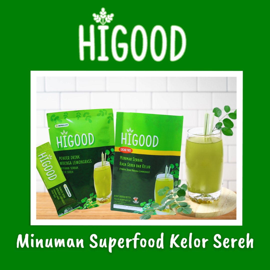 Higood Kelor dan Sereh, Minuman Superfood kaya Nutrisi