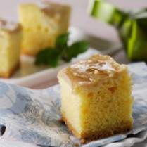 Cara membuat Almond Pear Slice Cake - Resep Masakan Rumahan