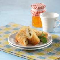 Cara membuat Roti Goreng Pisang Gulung - Resep Masakan Rumahan