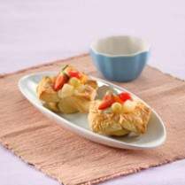 Cara membuat Danish Fruit Basket - Resep Masakan Rumahan