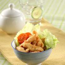 Cara membuat Ayam Jahe Goreng Telur - Resep Masakan Rumahan