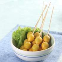 Cara membuat Sate Opor Telur Puyuh - Resep Masakan Rumahan