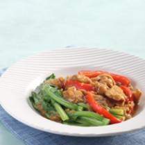 Cara membuat Tumis Baby Caisim Bumbu Hoisin - Resep Masakan Rumahan