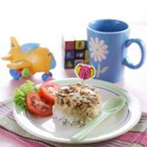 Cara membuat Nasi Tim Bayam - Resep Masakan Rumahan