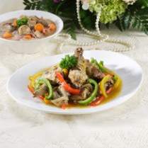 Cara membuat Orange Chicken Paprika - Resep Masakan Rumahan