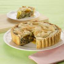 Cara membuat Spinach & Chicken Pie - Resep Masakan Rumahan