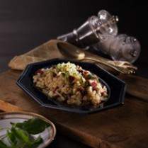 Cara membuat Risotto With Smoke Beef & Tomato - Resep Masakan Rumahan