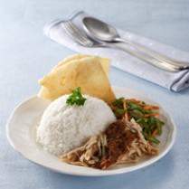 Cara membuat Nasi Rames Ayam Suwir - Resep Masakan Rumahan