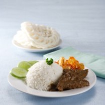 Resep Nasi Rames Daging Manis