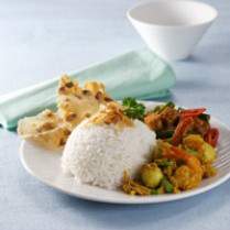 Cara membuat Nasi Rames Udang Telur Puyuh - Resep Masakan Rumahan