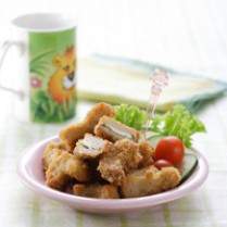 Cara membuat Nugget Ayam Lapis Keju & Dan Sayuran - Resep Masakan Rumahan