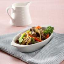 Cara membuat Lidah Tumis Paprika - Resep Masakan Rumahan