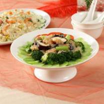 Cara membuat Brokoli Siram Jamur Telur Asin - Resep Masakan Rumahan