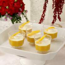 Cara membuat Puding Mangga Saus Krim - Resep Masakan Rumahan