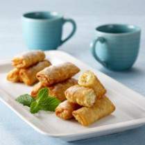Cara membuat Pangsit Goreng Keju Almond - Resep Masakan Rumahan
