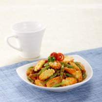 Cara membuat Tumis Buncis Asam Pedas - Resep Masakan Rumahan