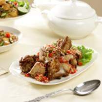 Cara membuat Ayam Goreng Sambal Iris - Resep Masakan Rumahan