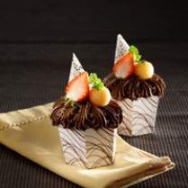 Cara membuat Duo Choco Cup Cake - Resep Masakan Rumahan