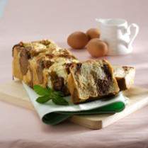 Cara membuat Milky Rainbow Loaf Bread - Resep Masakan Rumahan