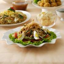 Cara membuat Gado-Gado Siram Kremesan Teri - Resep Masakan Rumahan