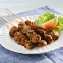 Cara membuat Sate Bakso Bumbu Oriental - Resep Masakan Rumahan
