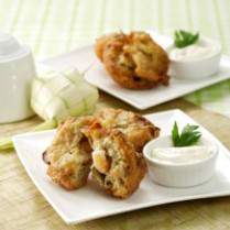 Cara membuat Bakwan Jamur Saus Mayones - Resep Masakan Rumahan