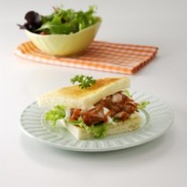 Cara membuat Sandwich Ayam Panggang - Resep Masakan Rumahan