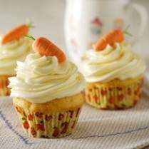 Cara membuat Carrot & Cheese Cup Cake - Resep Masakan Rumahan