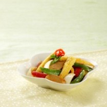 Cara membuat Jagung Putren Masak Paprika - Resep Masakan Rumahan