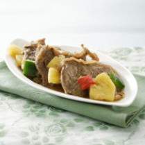 Cara membuat Daging Masak Nanas - Resep Masakan Rumahan