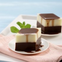 Cara membuat Puding Cokelat Dua Rasa - Resep Masakan Rumahan