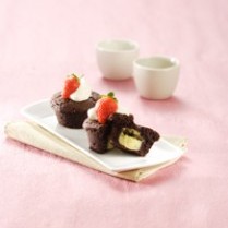 Cara membuat Layer Custard Chocolate Cup Cake - Resep Masakan Rumahan