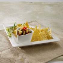 Cara membuat Tortila With Mussel Salsa - Resep Masakan Rumahan