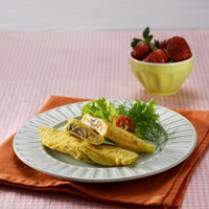 Cara membuat Omelet Jamur Tuna - Resep Masakan Rumahan