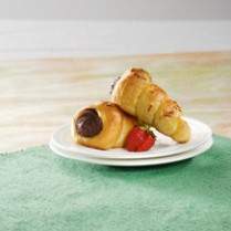 Cara membuat Choco And Cheese Horn Bread - Resep Masakan Rumahan