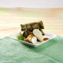 Cara membuat Lontong Bumbu Serundeng - Resep Masakan Rumahan