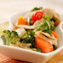 Cara membuat Cah Brokoli Kembang Tahu - Resep Masakan Rumahan