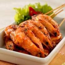 Cara membuat Sate Udang Bumbu Rujak - Resep Masakan Rumahan
