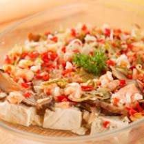 Cara membuat Tim Udang Tahu Sutera - Resep Masakan Rumahan