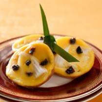 Cara membuat Bika Jawa Pona Kelapa Kismis - Resep Masakan Rumahan