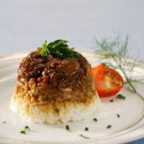 Cara membuat Nasi Tim Pindang Kecap - Resep Masakan Rumahan
