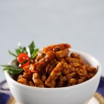 Cara membuat Kering Tempe Petis Kacang Tolo - Resep Masakan Rumahan