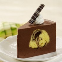 Cara membuat Puding Cake Marmer Cokelat Berempah - Resep Masakan Rumahan