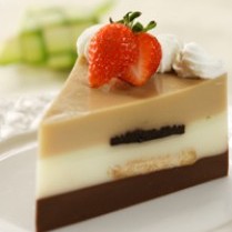 Cara membuat Puding Biskuit Tiga Rasa - Resep Masakan Rumahan