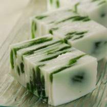 Cara membuat Puding Kelapa Jeli Hijau - Resep Masakan Rumahan
