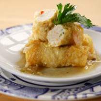 Cara membuat Kembang Tahu Saus Tahu Gejrot - Resep Masakan Rumahan