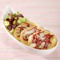 Cara membuat Smoked Beef & Cheese Pancake - Resep Masakan Rumahan