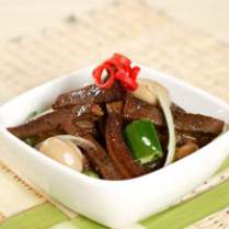 Cara membuat Lidah Masak Cabai Hijau - Resep Masakan Rumahan