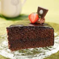 Cara membuat Rich Chocolate Cashew Cake - Resep Masakan Rumahan