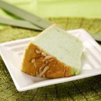 Cara membuat Chiffon Pandan Kenari - Resep Masakan Rumahan